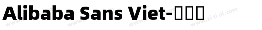 Alibaba Sans Viet字体转换